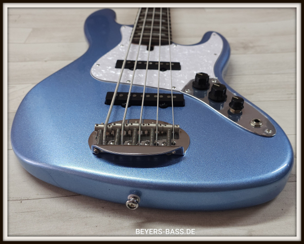 Preview: Lakland Skyline 55-60C Custom, Lake Placid Blue Gloss